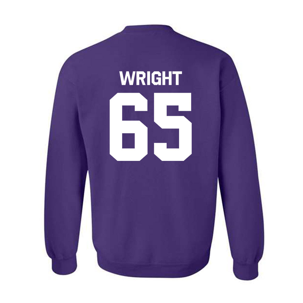 North Alabama - NCAA Football : Collin Wright - Classic Shersey Crewneck Sweatshirt-1