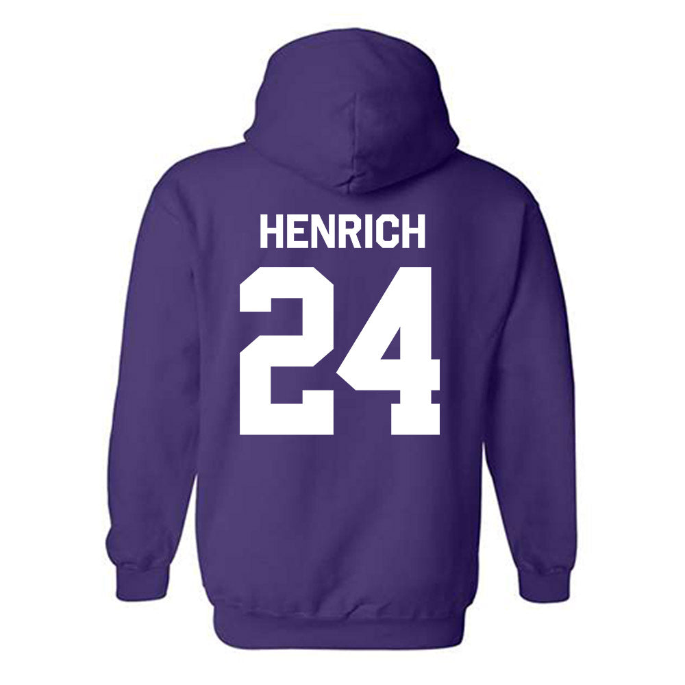North Alabama - NCAA Baseball : Kevin Henrich - Classic Shersey Hooded Sweatshirt-1