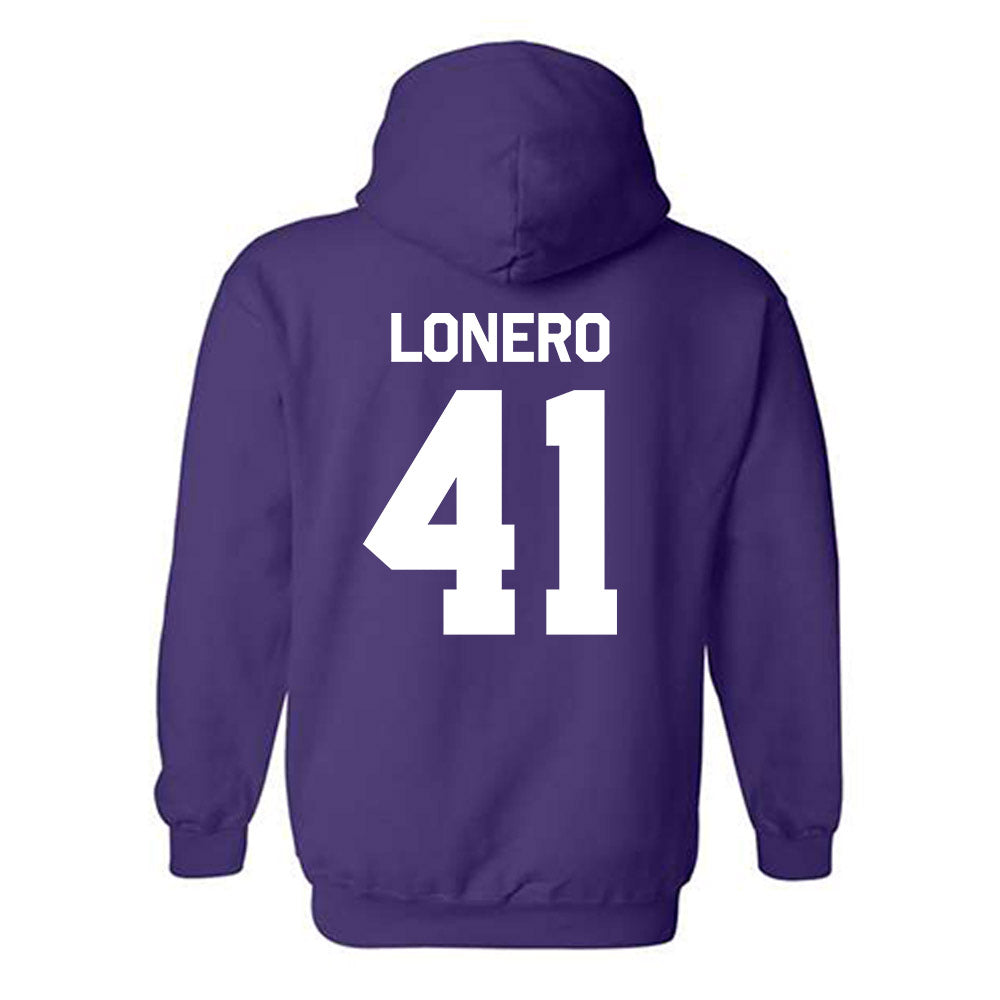North Alabama - NCAA Baseball : Gio LoNero - Classic Shersey Hooded Sweatshirt-1