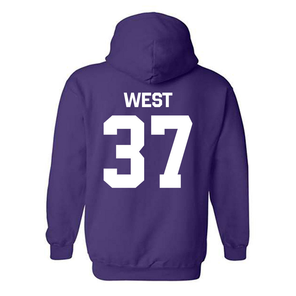 North Alabama - NCAA Baseball : Ryan West - Classic Shersey Hooded Sweatshirt-1