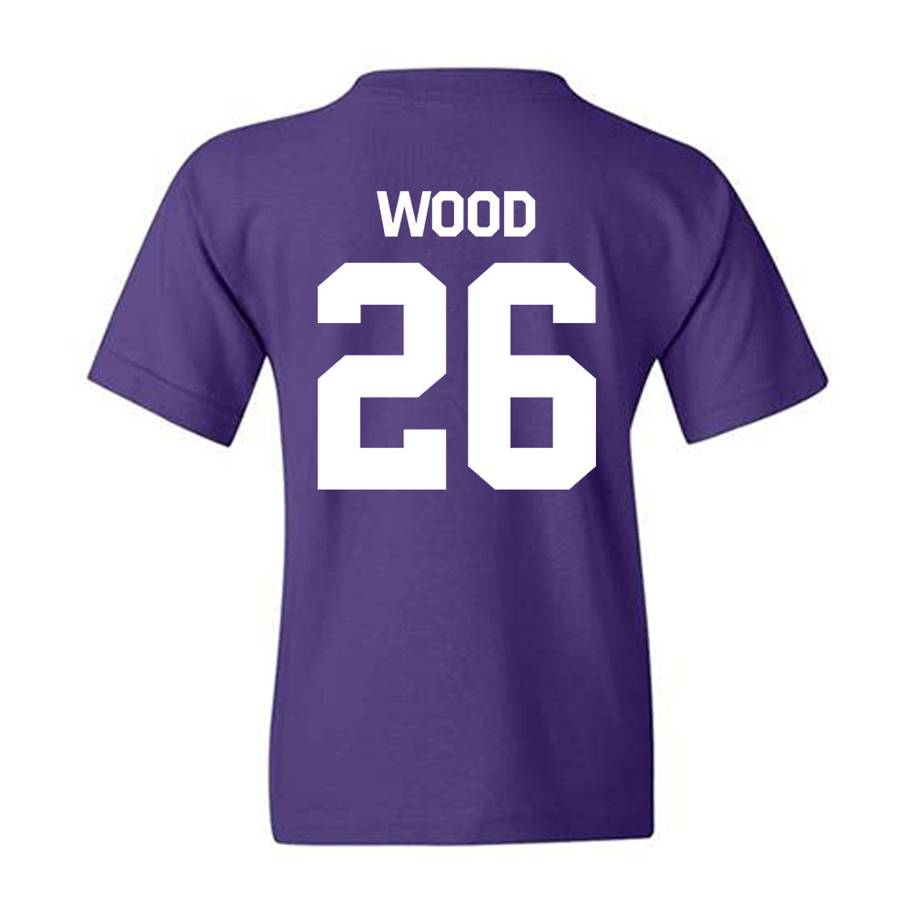 North Alabama - NCAA Baseball : John Austin Wood - Classic Shersey Youth T-Shirt-1