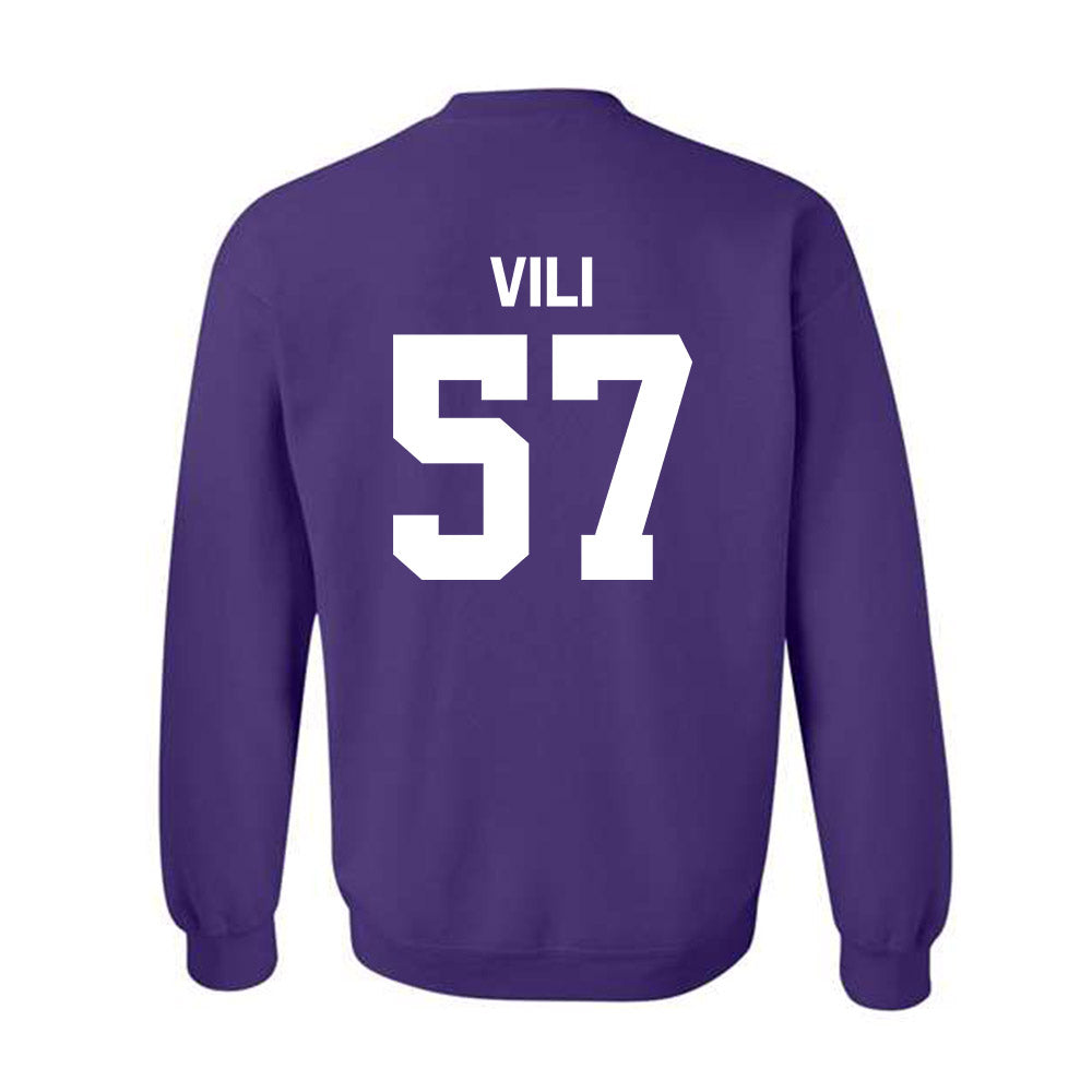 North Alabama - NCAA Football : Fred Vili - Classic Shersey Crewneck Sweatshirt-1