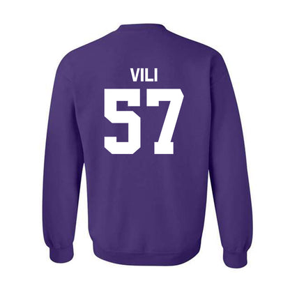 North Alabama - NCAA Football : Fred Vili - Classic Shersey Crewneck Sweatshirt-1