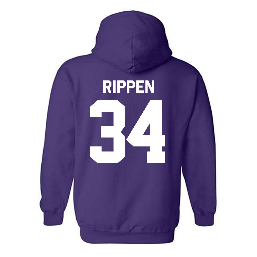 North Alabama - NCAA Baseball : Nash Rippen - Classic Shersey Hooded Sweatshirt-1
