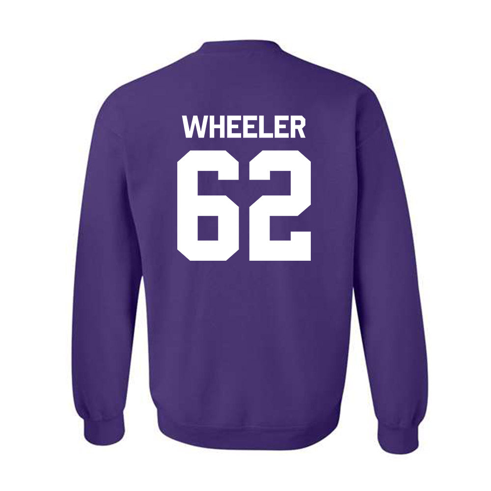 North Alabama - NCAA Football : Carson Wheeler - Classic Shersey Crewneck Sweatshirt-1
