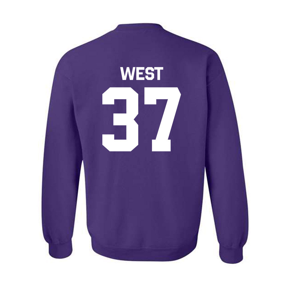 North Alabama - NCAA Baseball : Ryan West - Classic Shersey Crewneck Sweatshirt-1