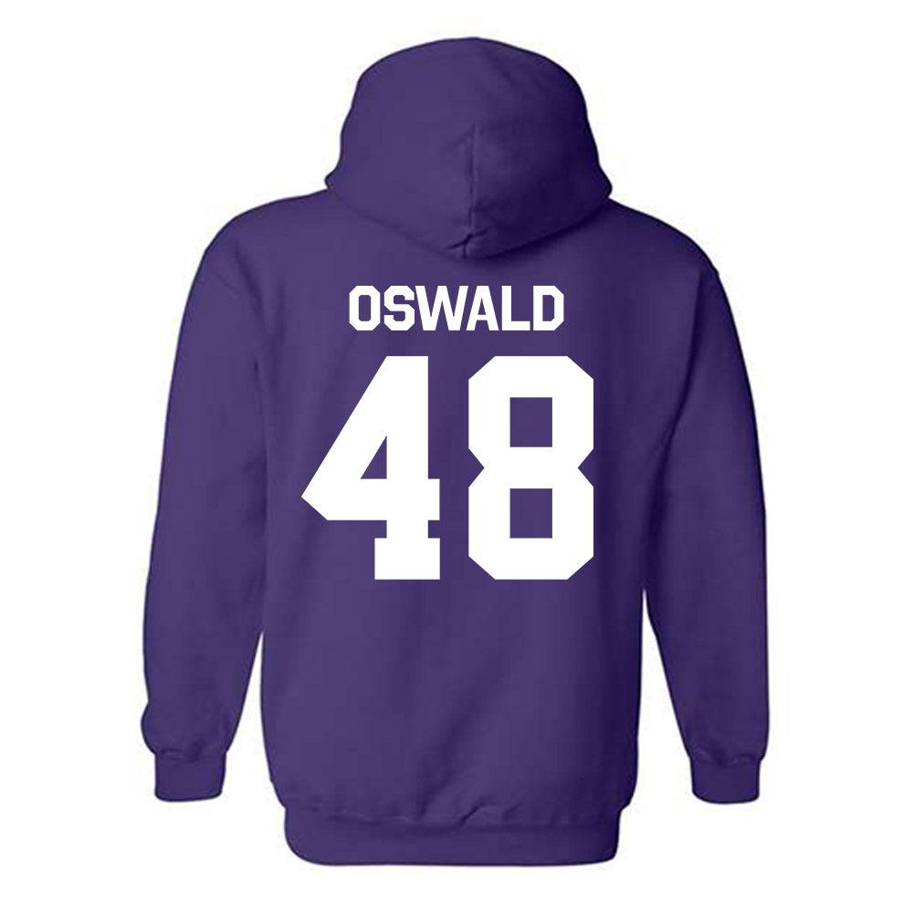 North Alabama - NCAA Baseball : Gavin Oswald - Classic Shersey Hooded Sweatshirt-1