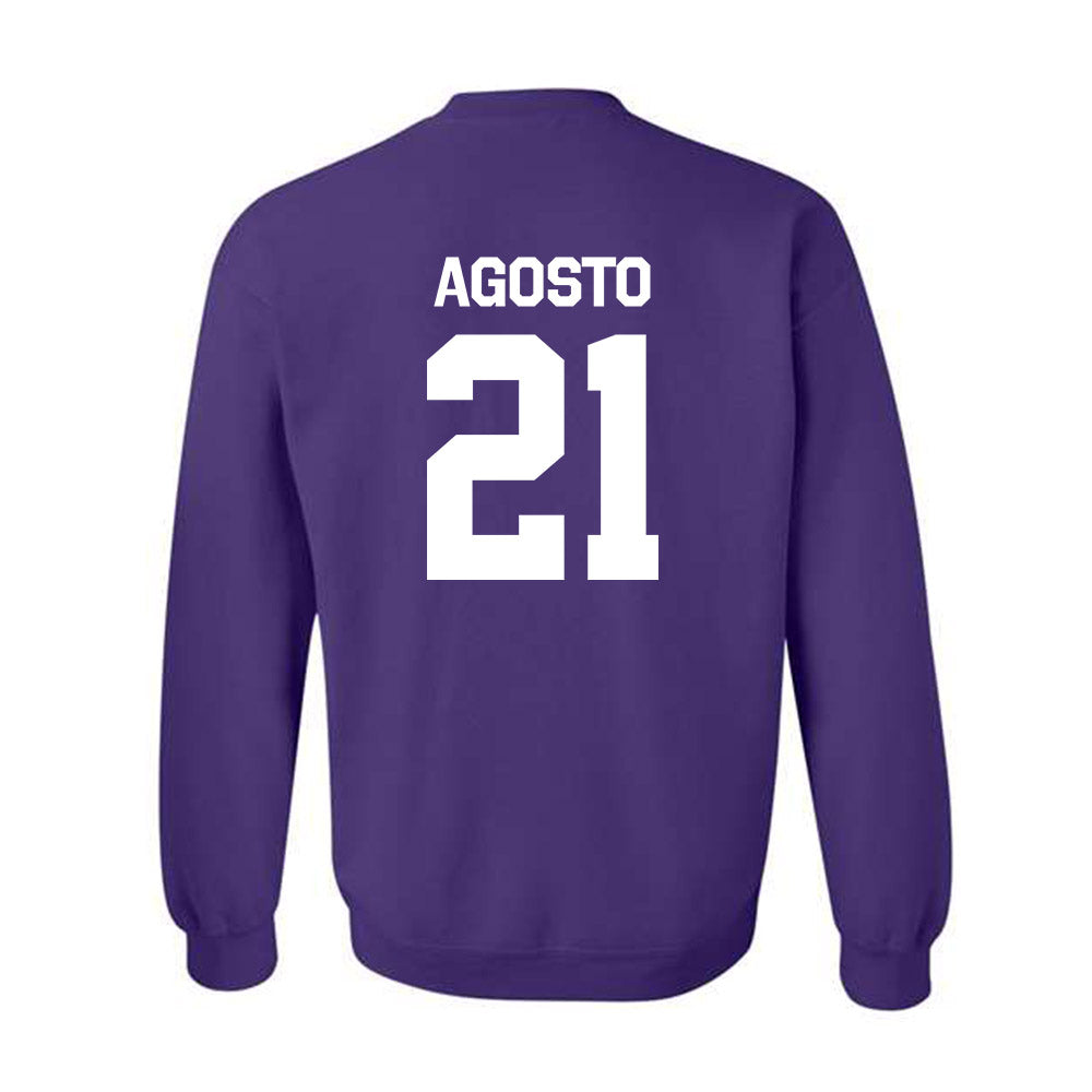 North Alabama - NCAA Baseball : Justus Agosto - Classic Shersey Crewneck Sweatshirt-1