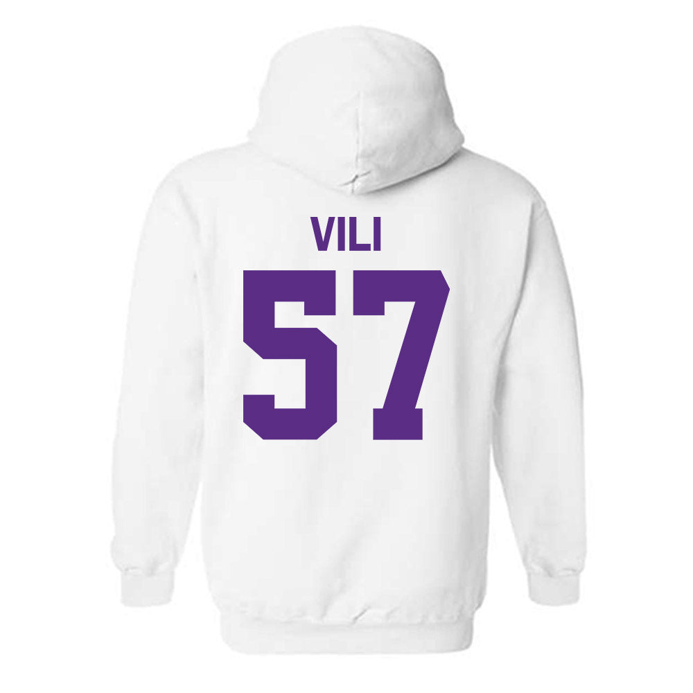 North Alabama - NCAA Football : Fred Vili - Classic Shersey Hooded Sweatshirt-1
