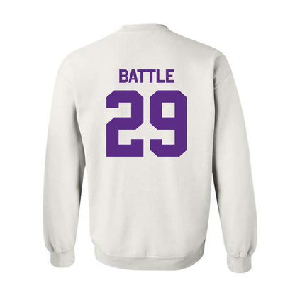 North Alabama - NCAA Baseball : justin battle - Classic Shersey Crewneck Sweatshirt-1