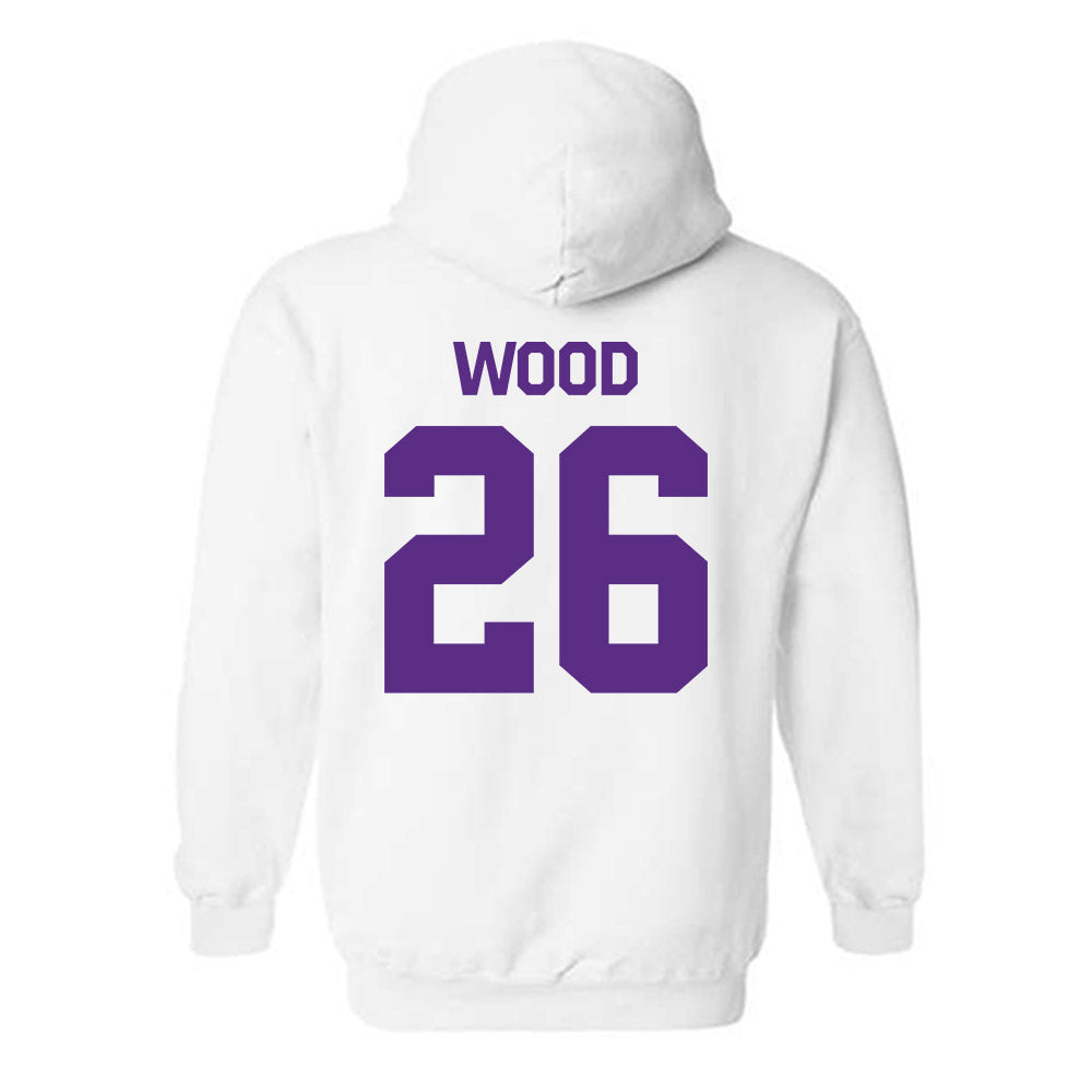 North Alabama - NCAA Baseball : John Austin Wood - Classic Shersey Hooded Sweatshirt-1