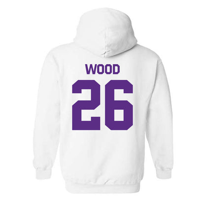 North Alabama - NCAA Baseball : John Austin Wood - Classic Shersey Hooded Sweatshirt-1