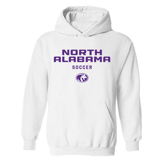 North Alabama - NCAA Women's Soccer : Meg Welsh - Classic Shersey Hooded Sweatshirt-0