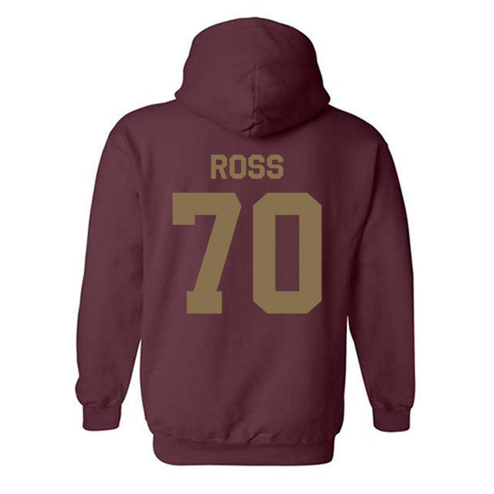 Texas State - NCAA Football : Ameer Ross - Classic Shersey Hooded Sweatshirt-1