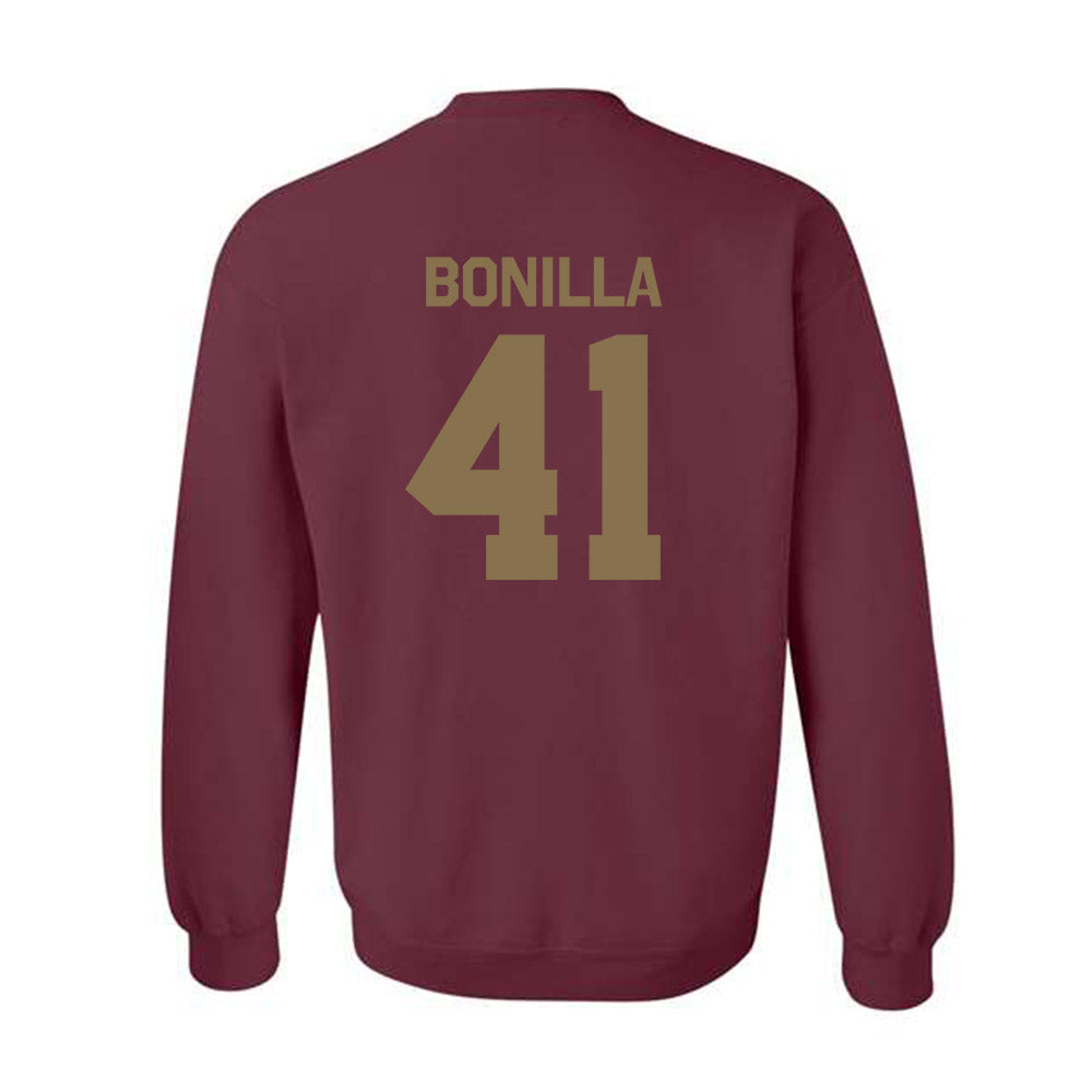 Texas State - NCAA Football : Jacob Bonilla - Classic Shersey Crewneck Sweatshirt-1