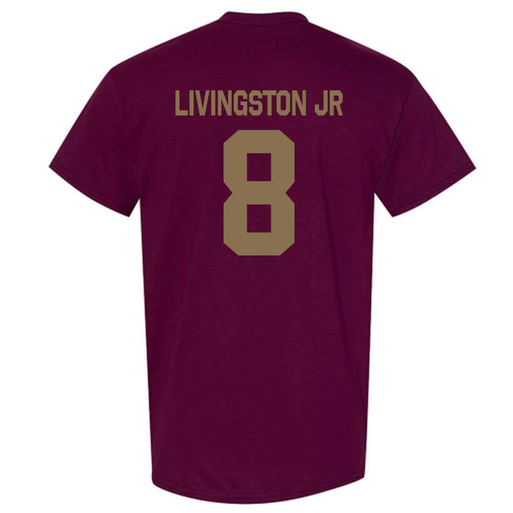 Texas State - NCAA Men's Basketball : Randy Livingston Jr - Classic Shersey T-Shirt-1