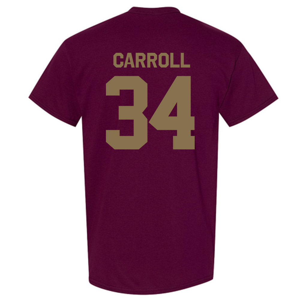 Texas State - NCAA Baseball : Coll Carroll - Classic Shersey T-Shirt-1
