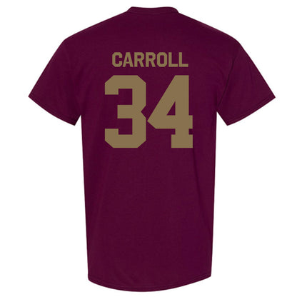 Texas State - NCAA Baseball : Coll Carroll - Classic Shersey T-Shirt-1