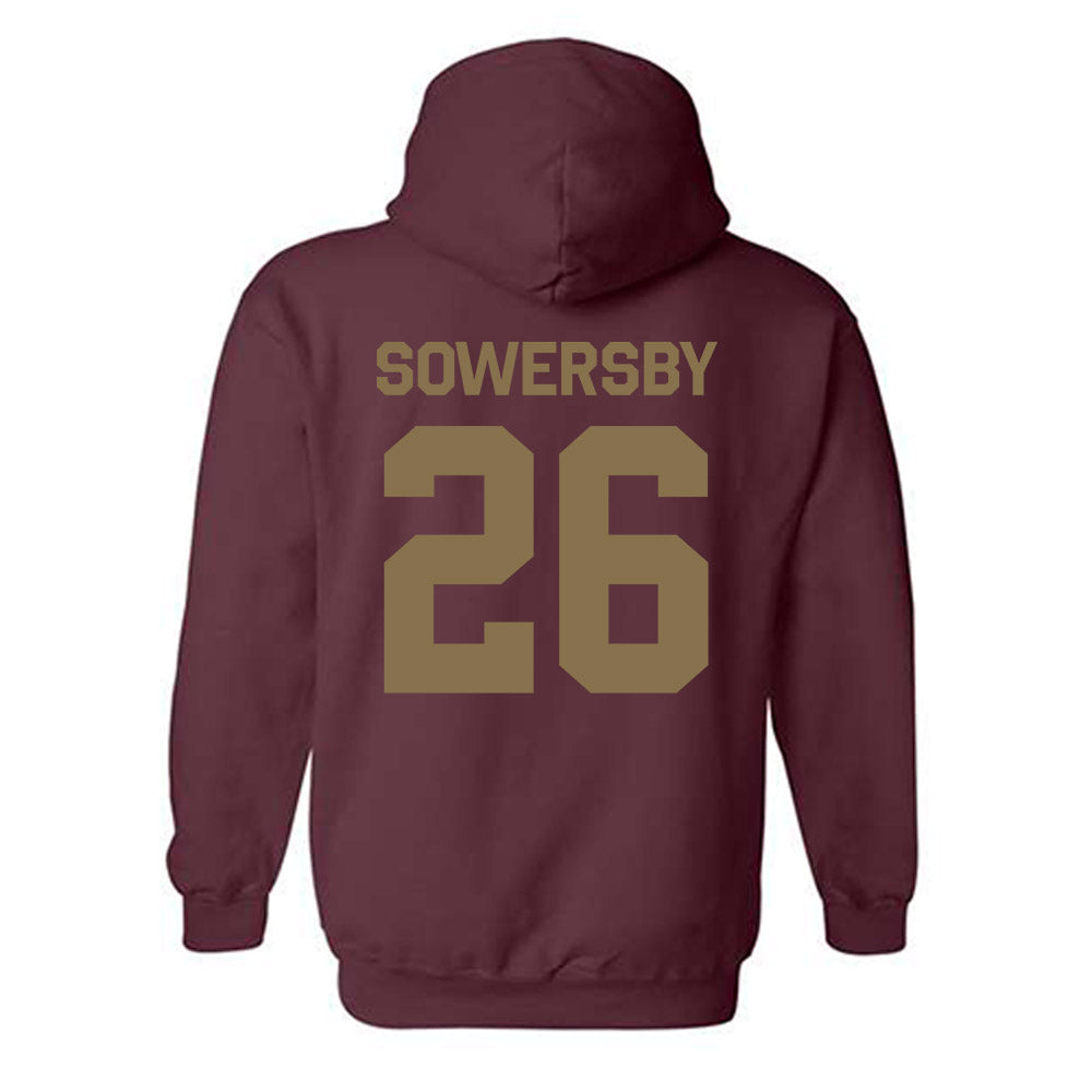 Texas State - NCAA Football : Bradley Sowersby - Classic Shersey Hooded Sweatshirt-1