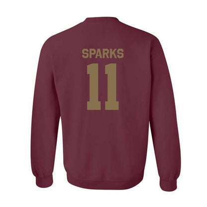 Texas State - NCAA Football : Beau Sparks - Classic Shersey Crewneck Sweatshirt-1