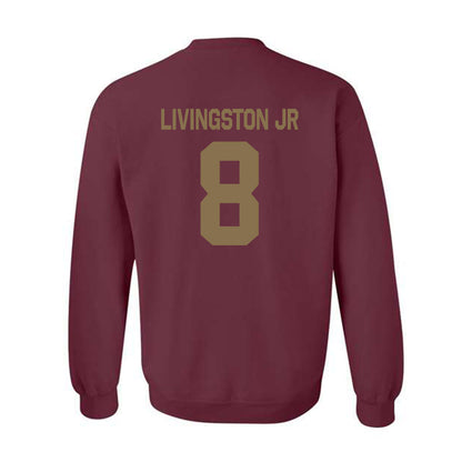 Texas State - NCAA Men's Basketball : Randy Livingston Jr - Classic Shersey Crewneck Sweatshirt-1