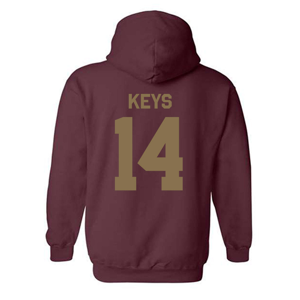 Texas State - NCAA Football : Dante Keys - Classic Shersey Hooded Sweatshirt-1