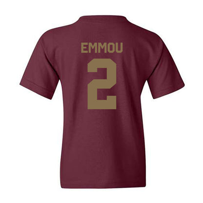 Texas State - NCAA Men's Basketball : Franck Emmou - Classic Shersey Youth T-Shirt-1