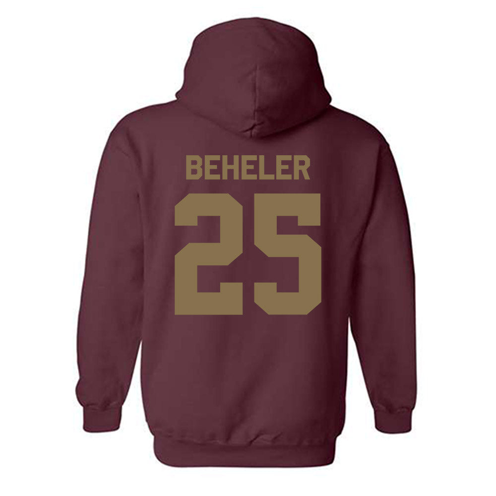 Texas State - NCAA Baseball : Blake Beheler - Classic Shersey Hooded Sweatshirt-1