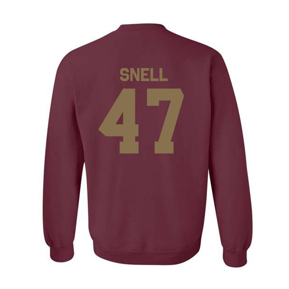 Texas State - NCAA Football : Darian Snell - Classic Shersey Crewneck Sweatshirt-1