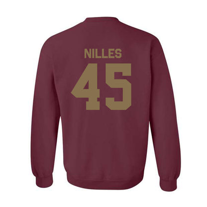 Texas State - NCAA Football : Cole Nilles - Classic Shersey Crewneck Sweatshirt-1