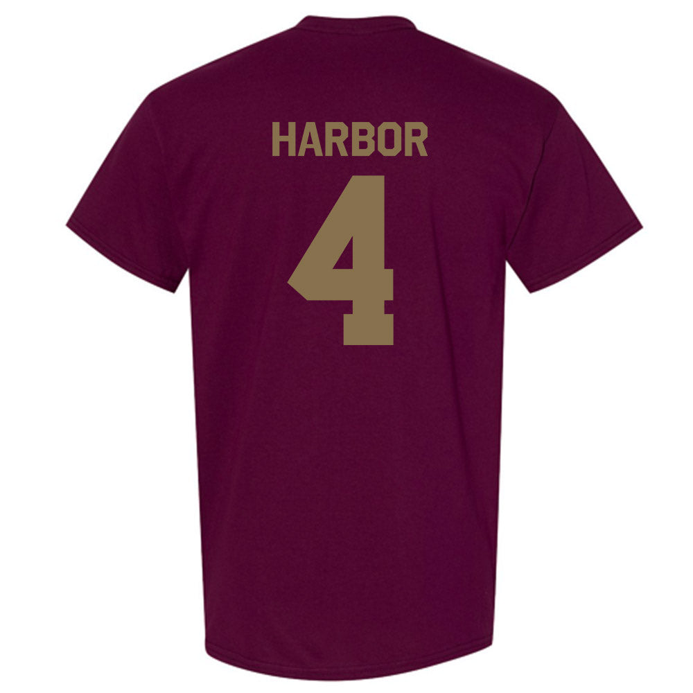 Texas State - NCAA Women's Basketball : Myla Harbor - Classic Shersey T-Shirt-1