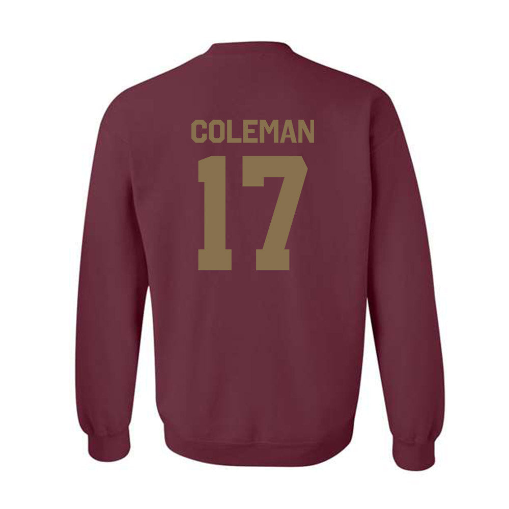 Texas State - NCAA Softball : Aiyana Coleman - Classic Shersey Crewneck Sweatshirt-1