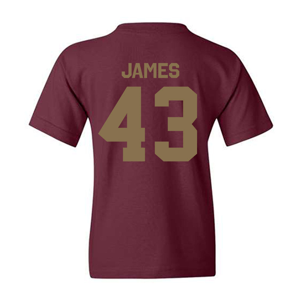 Texas State - NCAA Football : Michael James - Classic Shersey Youth T-Shirt-1