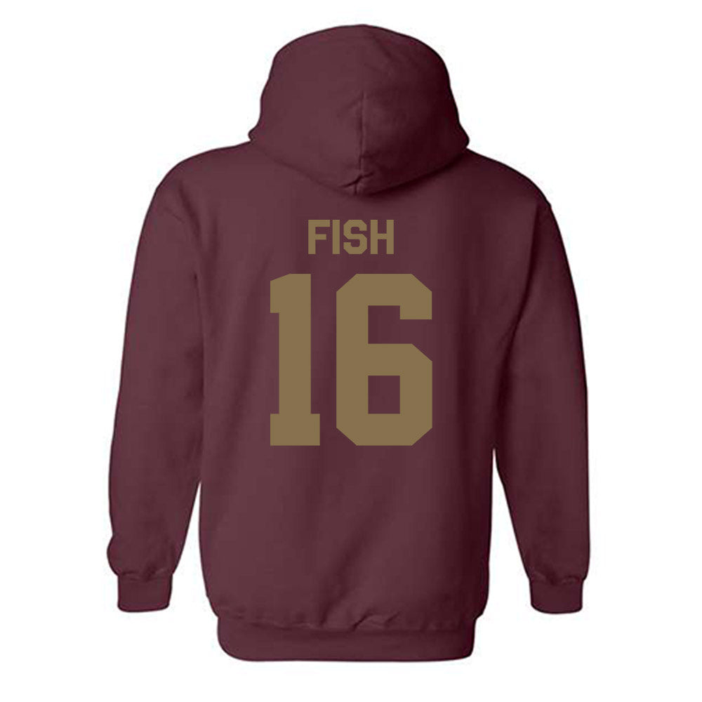 Texas State - NCAA Softball : Emily Fish - Classic Shersey Hooded Sweatshirt-1