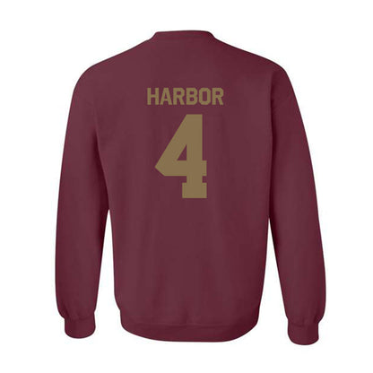 Texas State - NCAA Women's Basketball : Myla Harbor - Classic Shersey Crewneck Sweatshirt-1