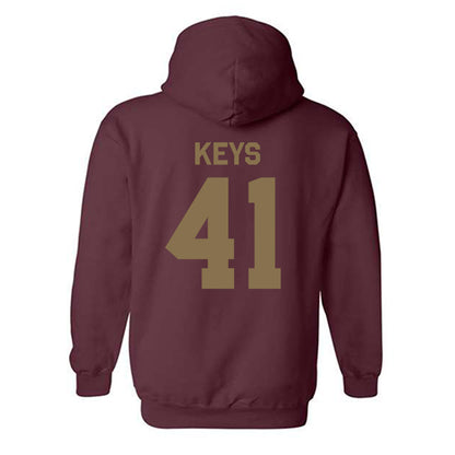 Texas State - NCAA Football : Dante Keys - Classic Shersey Hooded Sweatshirt-1
