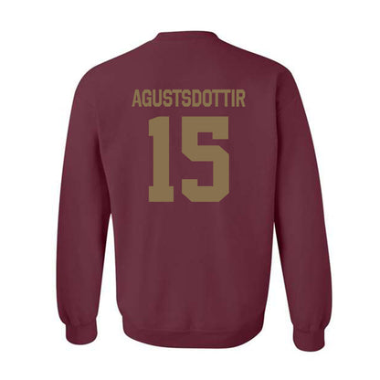 Texas State - NCAA Women's Soccer : Katrin Agustsdottir - Classic Shersey Crewneck Sweatshirt-1