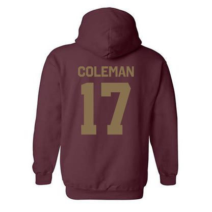 Texas State - NCAA Softball : Aiyana Coleman - Classic Shersey Hooded Sweatshirt-1
