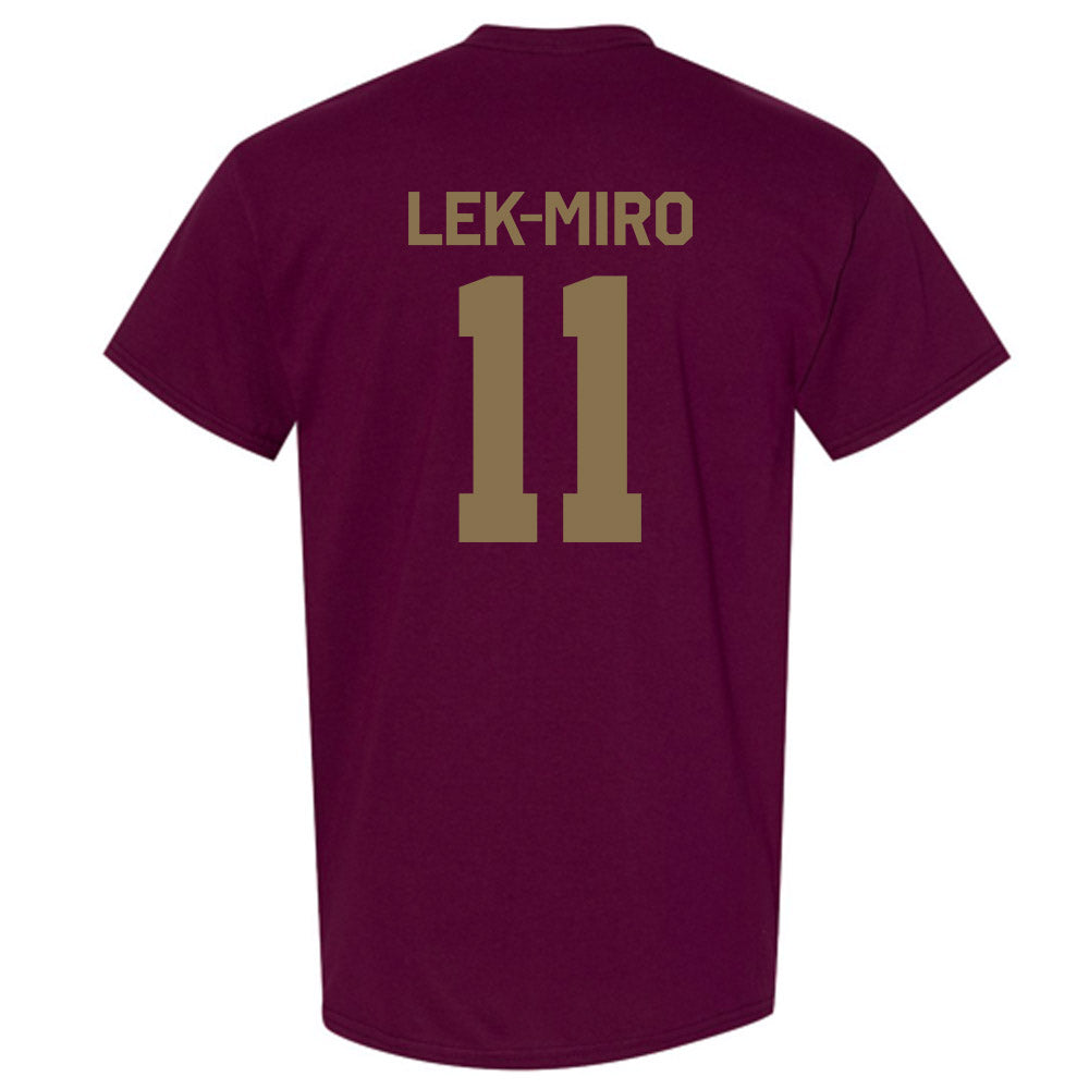 Texas State - NCAA Women's Soccer : Marivic Lek-Miro - Classic Shersey T-Shirt-1