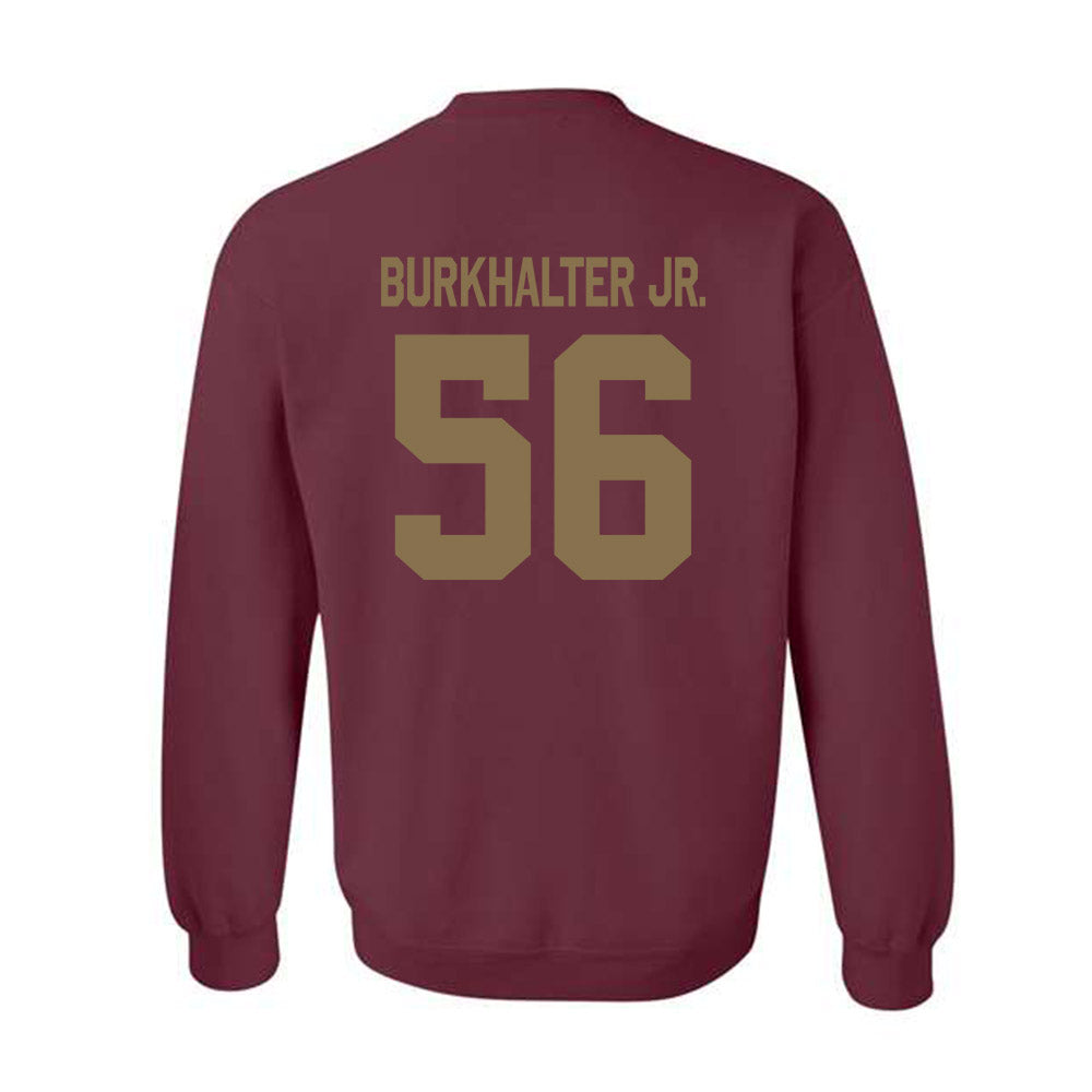 Texas State - NCAA Football : Trenton Burkhalter Jr. - Classic Shersey Crewneck Sweatshirt-1