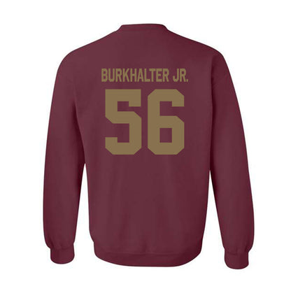 Texas State - NCAA Football : Trenton Burkhalter Jr. - Classic Shersey Crewneck Sweatshirt-1