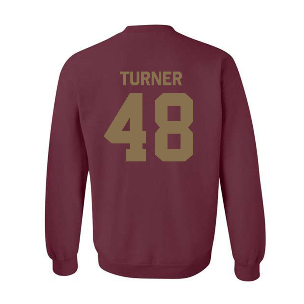 Texas State - NCAA Football : Austin Turner - Classic Shersey Crewneck Sweatshirt-1