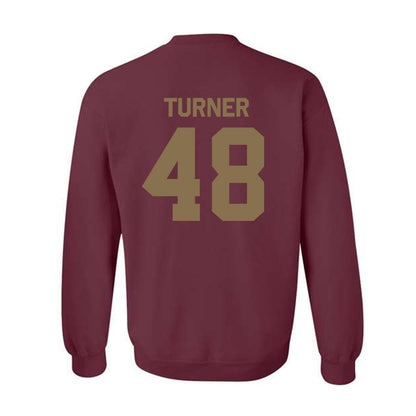Texas State - NCAA Football : Austin Turner - Classic Shersey Crewneck Sweatshirt-1