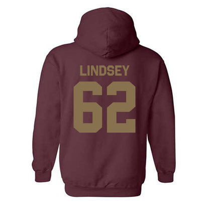 Texas State - NCAA Football : Teagan Lindsey - Classic Shersey Hooded Sweatshirt-1