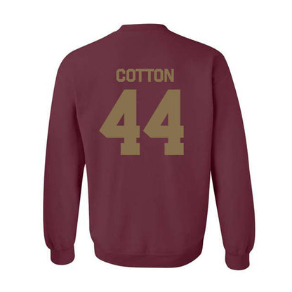 Texas State - NCAA Baseball : Jackson Cotton - Classic Shersey Crewneck Sweatshirt-1