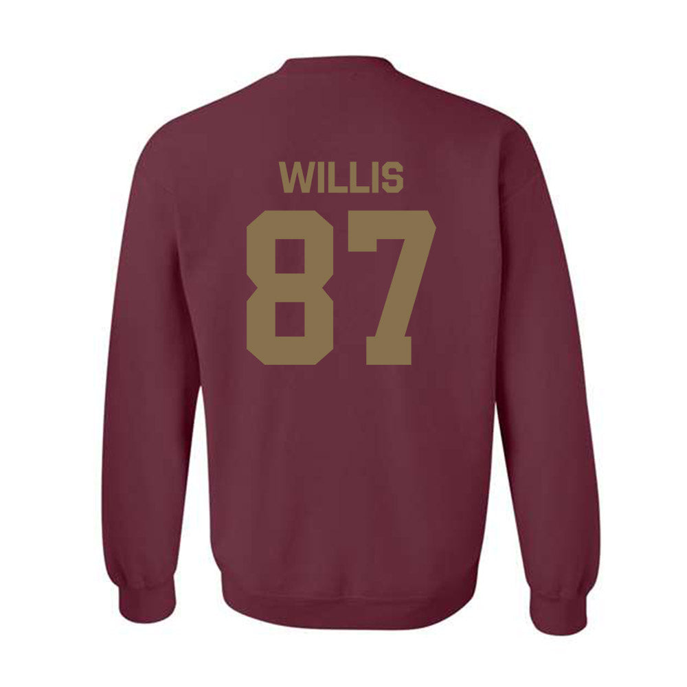 Texas State - NCAA Football : Kristopher Willis - Classic Shersey Crewneck Sweatshirt-1