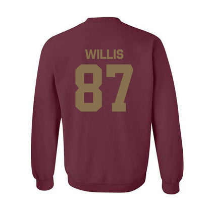 Texas State - NCAA Football : Kristopher Willis - Classic Shersey Crewneck Sweatshirt-1