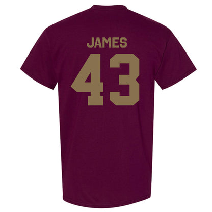 Texas State - NCAA Football : Michael James - Classic Shersey T-Shirt-1