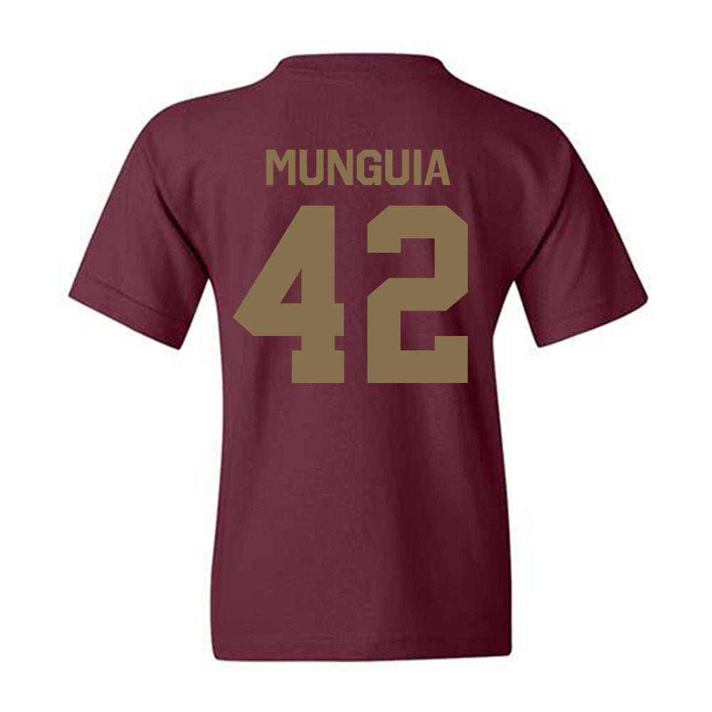 Texas State - NCAA Baseball : Austin Munguia - Classic Shersey Youth T-Shirt-1