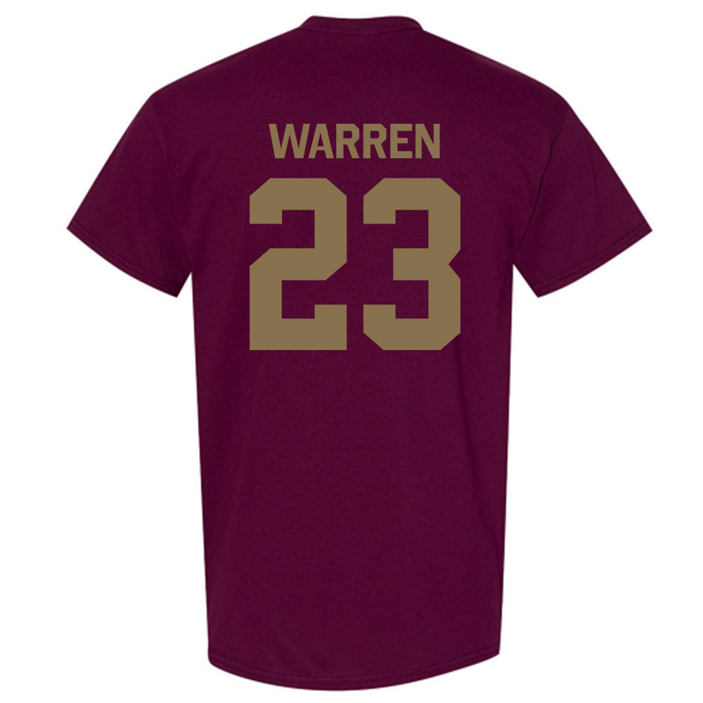Texas State - NCAA Football : Willie Warren - Classic Shersey T-Shirt-1